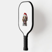 Beagle Weihnachten Pickleball Schläger (Links)