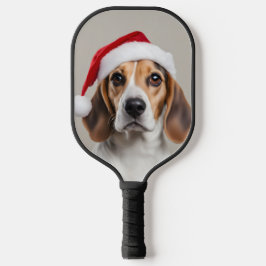 Beagle Weihnachten Pickleball Schläger