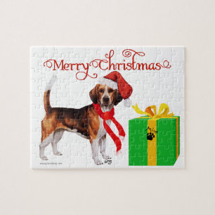 Beagle Weihnachten Puzzle