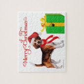 Beagle Weihnachten Puzzle (Vertikal)