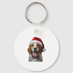 Beagle Weihnachten Schlüsselanhänger