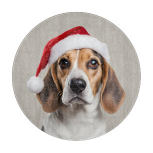 Beagle Weihnachten Schneidebrett