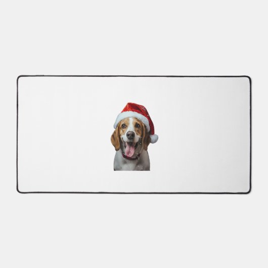 Beagle Weihnachten Schreibtischunterlage (Vorderseite)