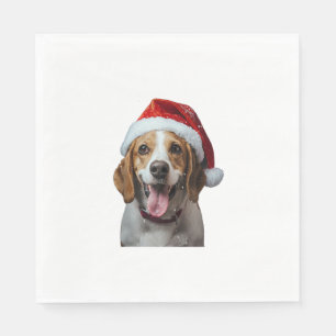 Beagle Weihnachten Serviette