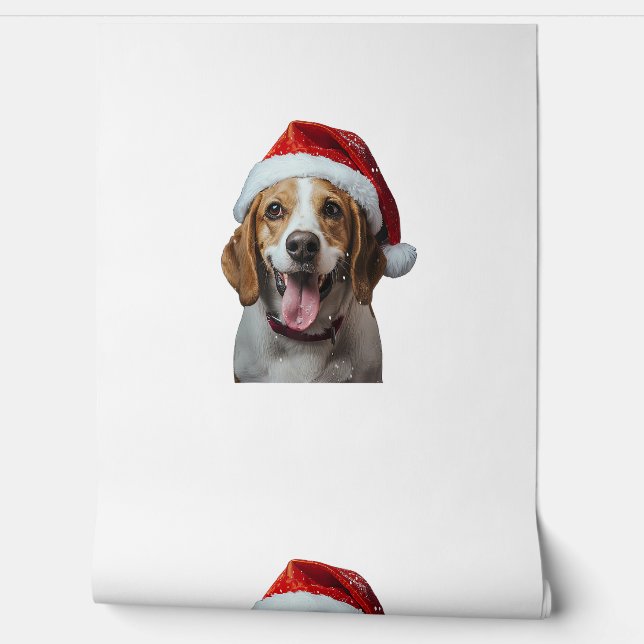 Beagle Weihnachten Tapete (Abrollen)