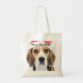 Beagle Weihnachten Tragetasche (Vorne)