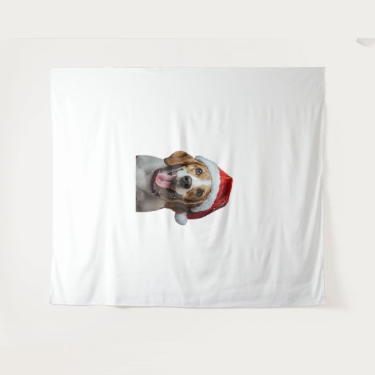 Beagle Weihnachten Wandteppich (Vorderseite (Horizontal))