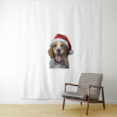 Beagle Weihnachten Wandteppich (Beispiel)