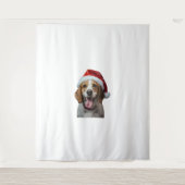 Beagle Weihnachten Wandteppich (Vorderseite)