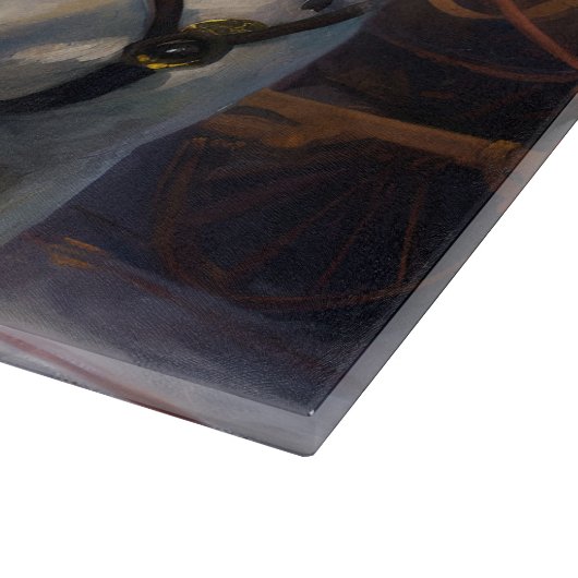 Beagle Weihnachts-Feiertage Schneidebrett (Ecke)