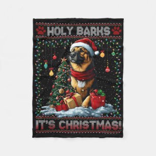 Beagle Weihnachtsbaumleuchten Dekorationen Hund Lo Fleecedecke