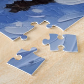Beagle Weihnachtsboot-Feiertag Puzzle (Seite)