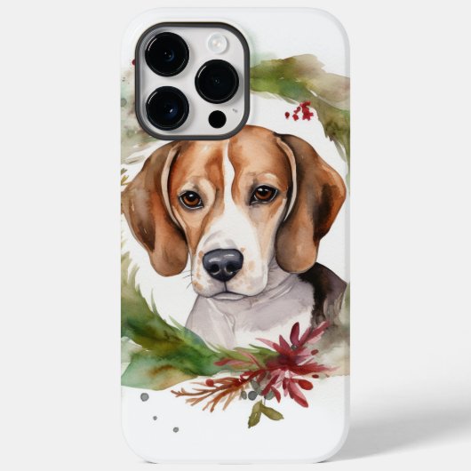 Beagle Weihnachtsfest Case-Mate iPhone Hülle (Rückseite)
