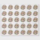 Beagle Weihnachtsfest Geschenkpapier (Flach)