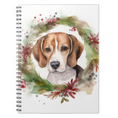 Beagle Weihnachtsfest Notizblock (Vorderseite)