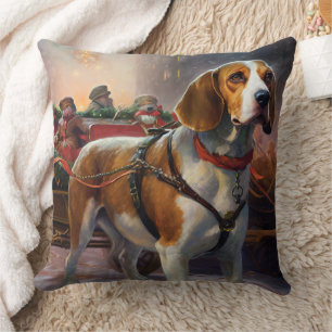 Beagle Weihnachtsfest Saison Kissen