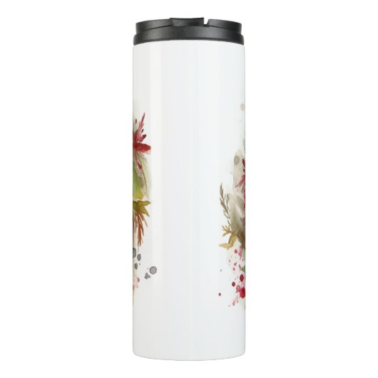 Beagle Weihnachtsfest Thermosbecher (Rückseite)