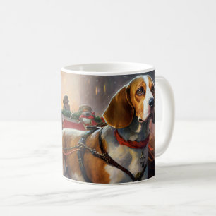 Beagle Weihnachtsfestzeit Kaffeetasse