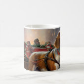 Beagle Weihnachtsfestzeit Kaffeetasse (Mittel)