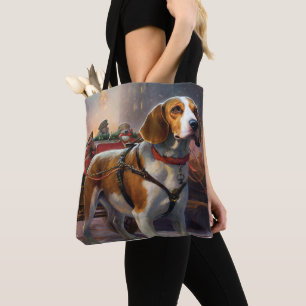 Beagle Weihnachtsfestzeit Tasche