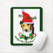 Beagle Weihnachtsgeschenke Mousepad (Mit Mouse)