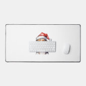 Beagle Weihnachtshund Schreibtischunterlage (Tastatur & Maus)