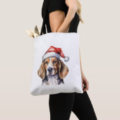 Beagle Weihnachtshund Tasche (Von Nahem)