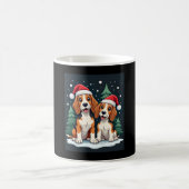 Beagle Weihnachtshundebesitzer Xmas Urlaub Pajama Kaffeetasse (Mittel)