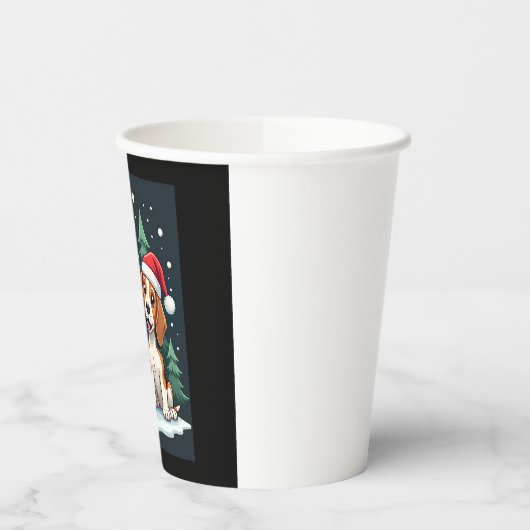 Beagle Weihnachtshundebesitzer Xmas Urlaub Pajama Pappbecher (Links)