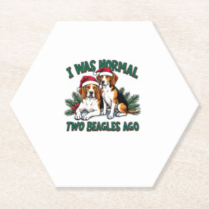 Beagle Weihnachtshundebesitzer Xmas Urlaub Pajama Untersetzer