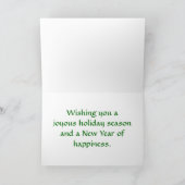 Beagle Weihnachtskartenrahmen Feiertagskarte (Innenseite)