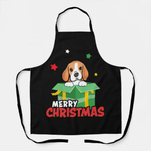 Beagle Weihnachtsmann Hunde Liebhaber Frohe Weihna Schürze