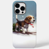 Beagle Weihnachtsschnee im Winter Case-Mate iPhone Hülle (Rückseite)
