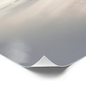 Beagle Weihnachtsschnee im Winter Poster (Ecke)