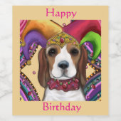 BEAGLE WEINETIKETT (Einzelnes Label)