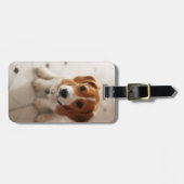 Beagle-Welpe 2 Gepäckanhänger (Vorderseite horizontal)