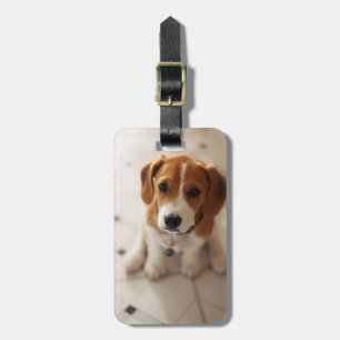 Beagle-Welpe 2 Gepäckanhänger