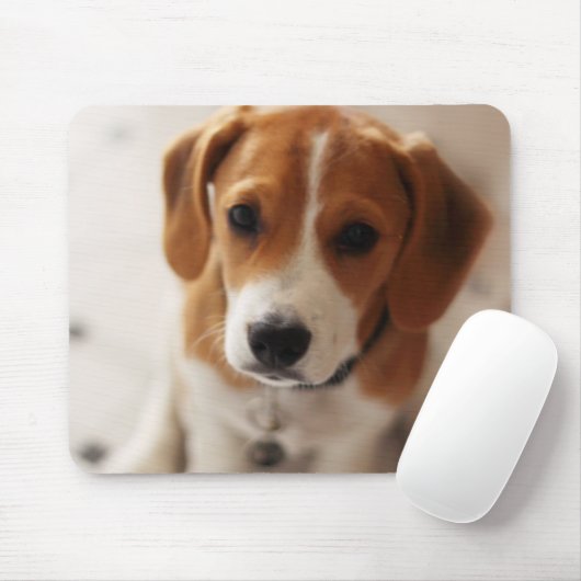 Beagle-Welpe 2 Mousepad (Mit Mouse)