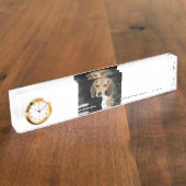 Beagle Welpe 2 Namensplakette (Seite)