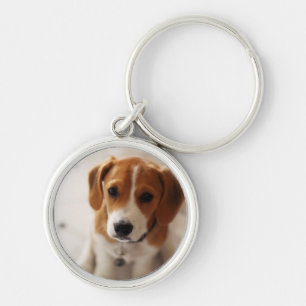 Beagle-Welpe 2 Schlüsselanhänger