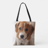 Beagle-Welpe 2 Tasche (Rückseite)