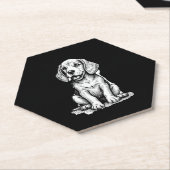 Beagle Welpe bezaubernd, Familientierfreund Tank z Untersetzer (angewinkelt)