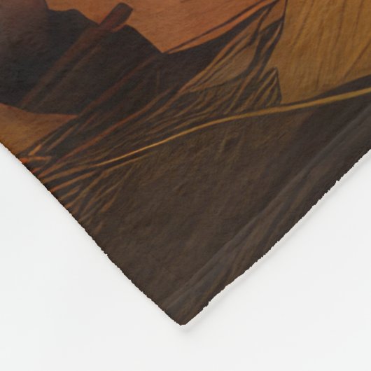 Beagle Welpe Herbst Kürbis Fleecedecke (Ecke)