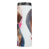 Beagle Welpe Liebe Thermosbecher (Rückseite)