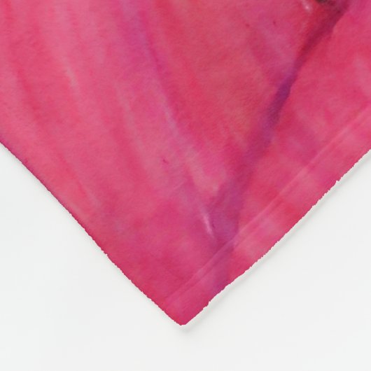 Beagle-Welpe mit Ballonen Fleecedecke (Ecke)