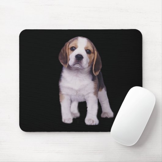 Beagle-Welpe Mousepad (Mit Mouse)