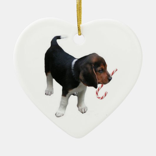 Beagle Welpe Ornament (Vorne)