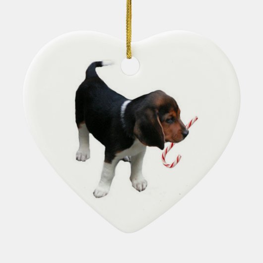 Beagle Welpe Ornament (Hinten)