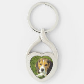 Beagle Welpe Schlüsselanhänger (Vorderseite)