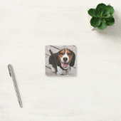 Beagle-Welpe-Sitzen Post-it Klebezettel (Büro)